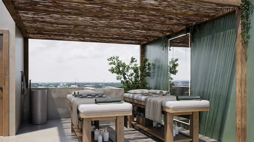 Rooftop con Spa en Ayana Residences Playa del Carmen