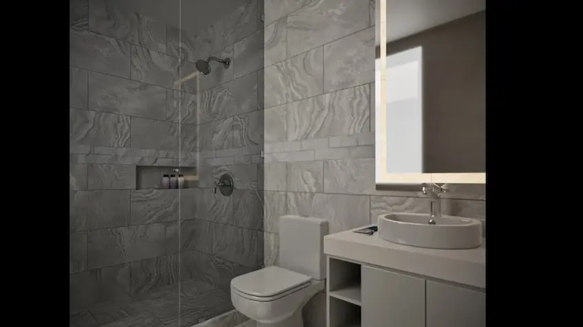 Baño interior en Polo 5ta Playa del Carmen