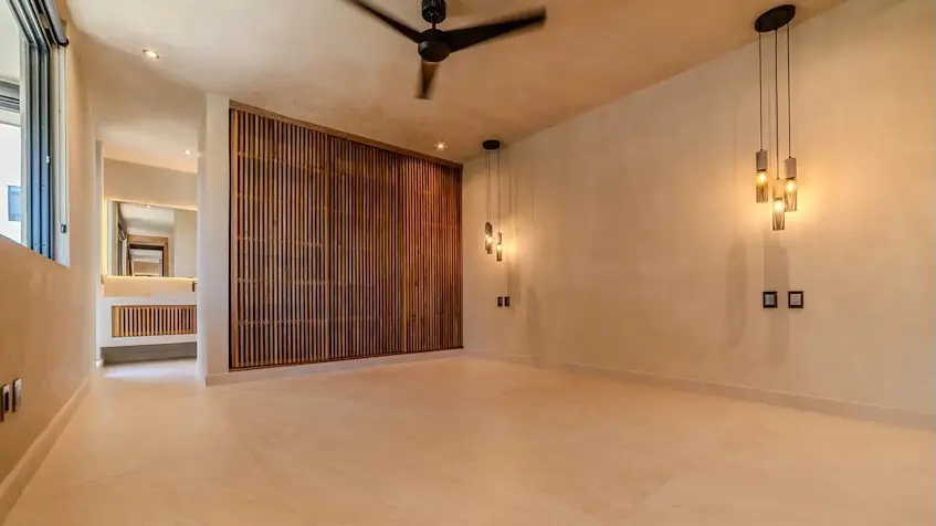 Baño principal en Reflections Tulum