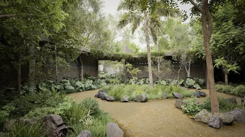 Baños de natura en Nativa Cuyo Yucatán