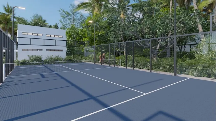 Cancha padel de Lumara Residencial Playa del Carmen