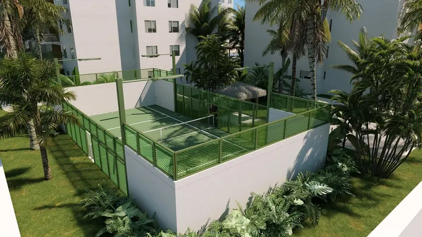 Canchas deportivas en Alzia Residencial Cancun