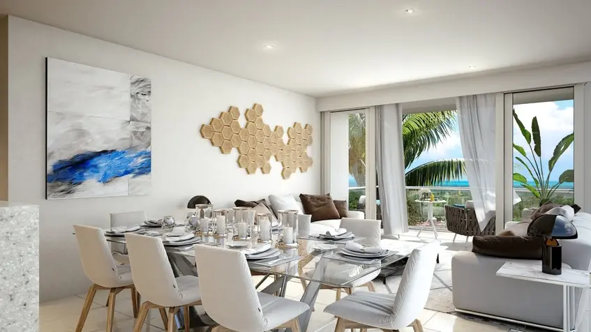 Comedor en Alzia Residencial Cancun