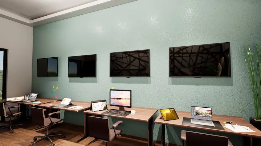 Area de coworking en Residencial Sense en Cancun
