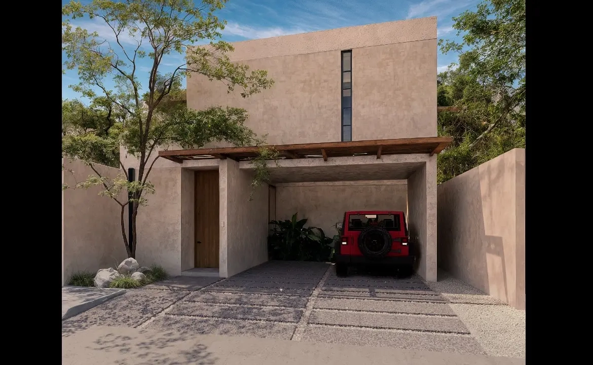 Fachada casas Casa Selva Zama Ahimsa Tulum