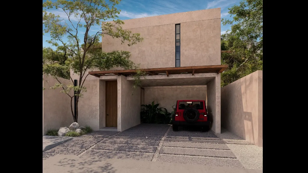 Fachada casas Casa Selva Zama Ahimsa Tulum