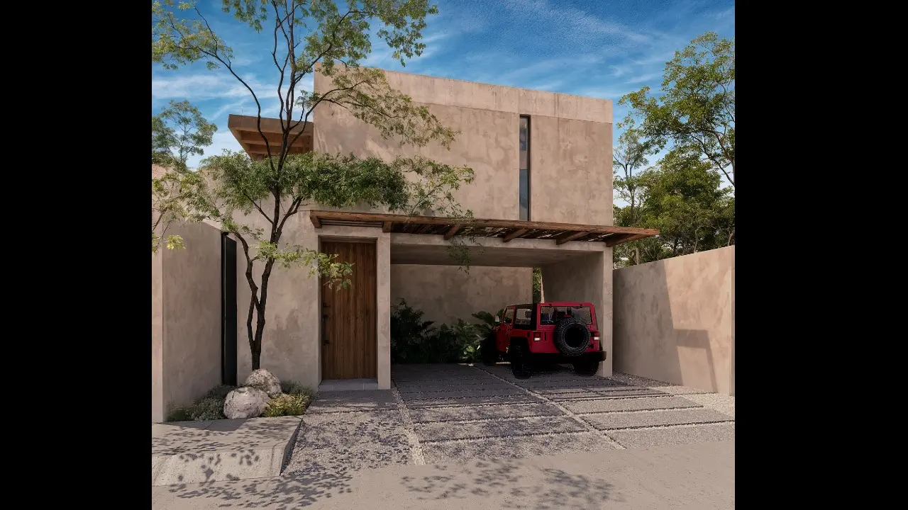 Fachada casas Casa Selva Zama Ahimsa Tulum