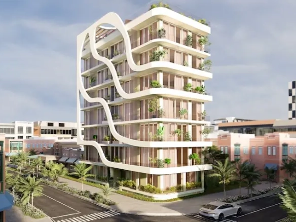 Fachada carteleria Amare Playa del Carmen