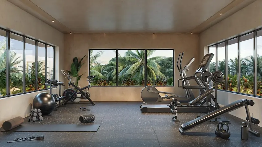 Gimnasio de Nubba Residencial Playa del Carmen