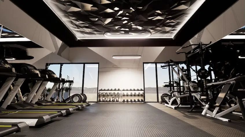 Gimnasio en Residencial Sense en Cancun