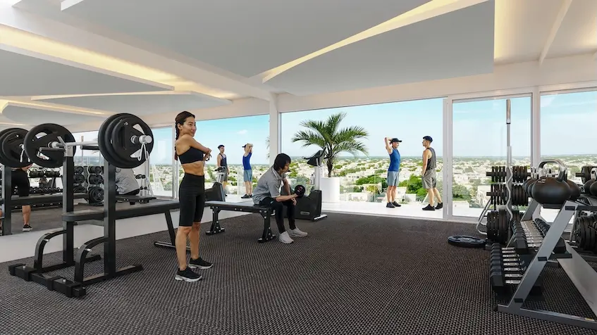 Un gymnasio de Menotto 10 Playa del Carmen