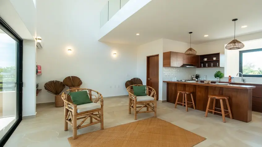 Interior kitchen Punta Kaan Playa del Carmen