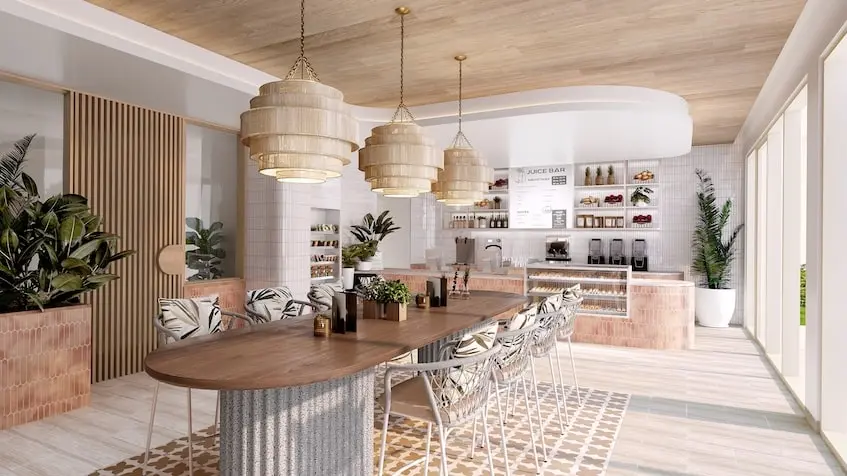 Juice bar en One Laguna Residences Cancún