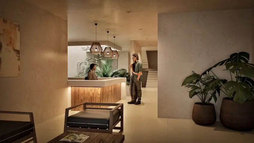 Lobby en Polo 5ta Playa del Carmen