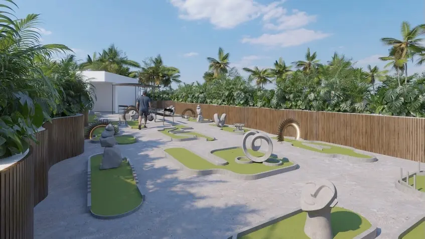 Minigolf de Lumara Residencial Playa del Carmen