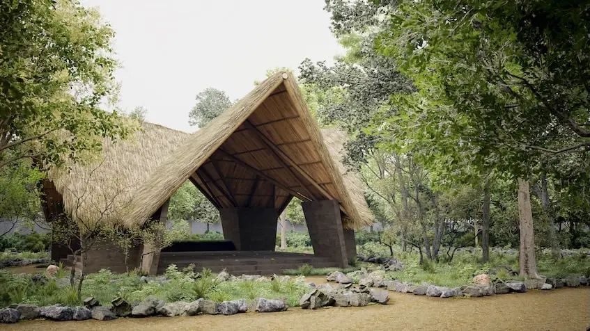 Palapa multiusus en Nativa Cuyo Yucatán