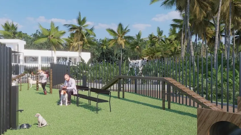 Pet park en Lumara Residencial Playa del Carmen