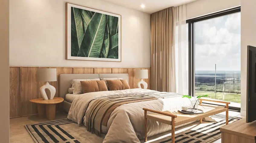 Recámara principal tipologia a1 Casa mitos merida