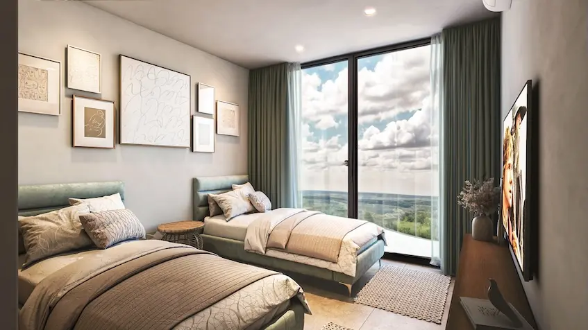 Recámara secundaria tipologia c Casa mitos merida