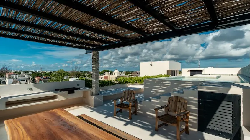 Roof garden View en Punta Kaan Playa del Carmen