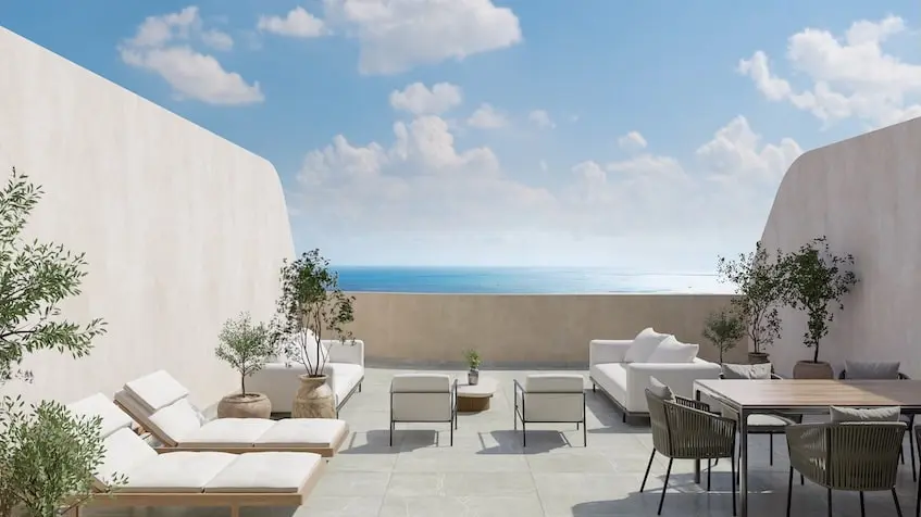 Rooftop de Ocean Towers Cancun