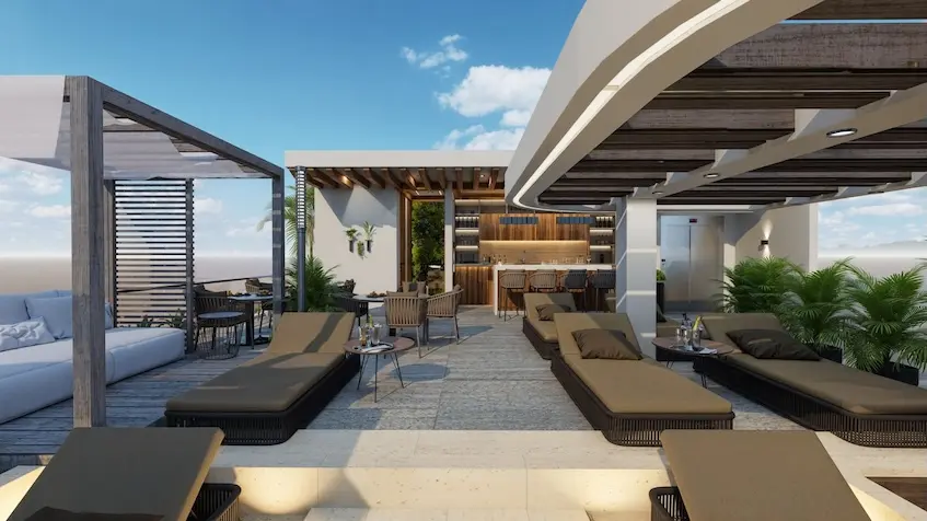 Rooftop avec terrasse à Dk 42 Playa del Carmen