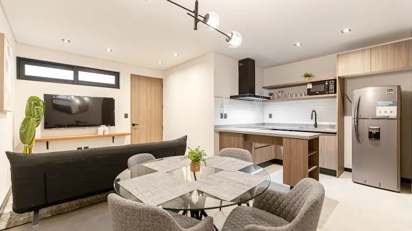 Livingroom and Diningroom 1 de Nikki Ocean Playa del Carmen