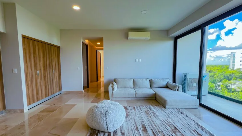 Sala vista Jardin en Macondo Ciudad Mayakobá Playa del Carmen