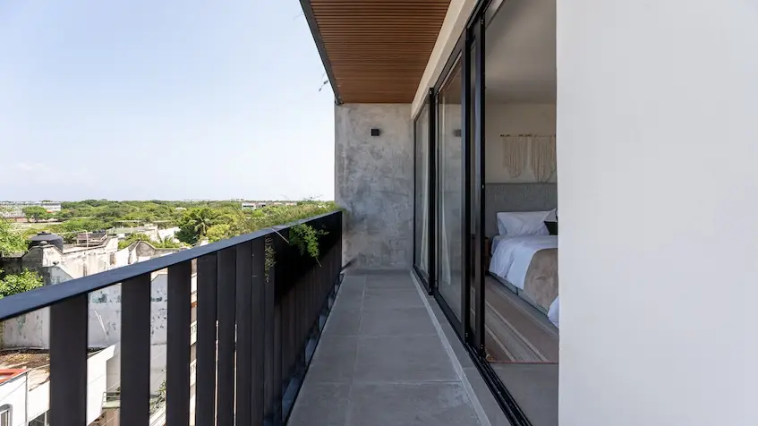 Terrace with balcony Nikki Ocean Playa del Carmen