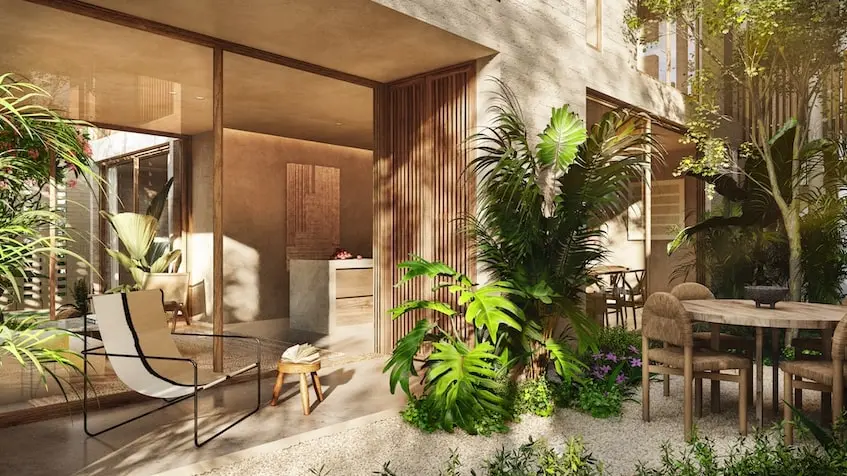 Terraza de Valentina Tulum