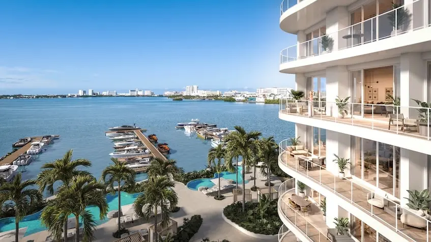 Vista al mar en One Laguna Residences Cancún