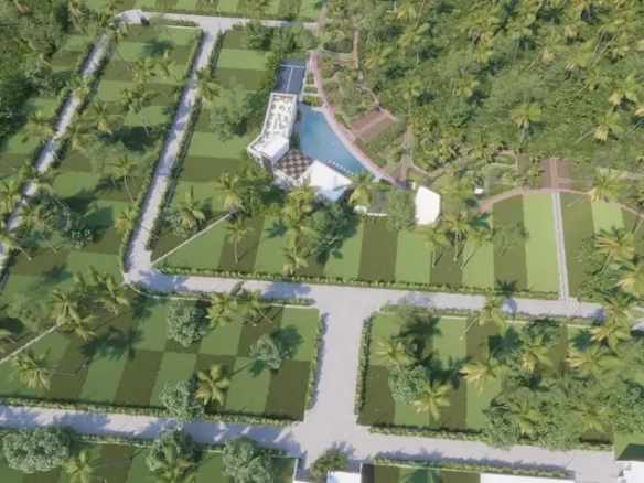 Vista general masterplan de Lumara Residencial Playa del Carmen