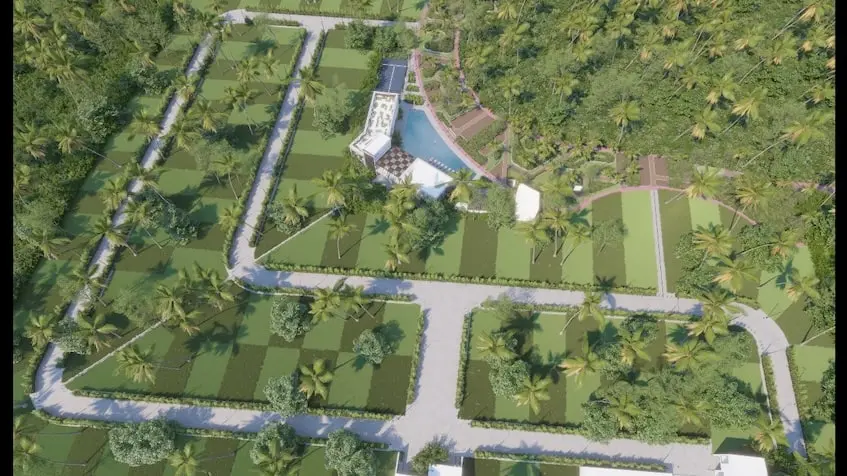 Vista general masterplan de Lumara Residencial Playa del Carmen