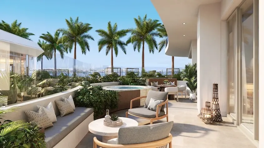 Vista del Jardin en One Laguna Residences Cancún