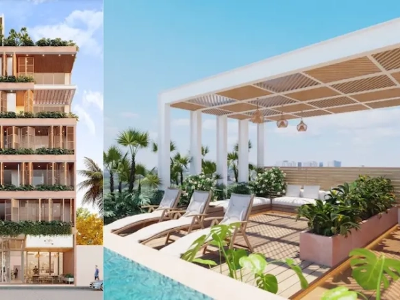 Ventanal vista Selva Blu Condos 62 Playa del Carmen