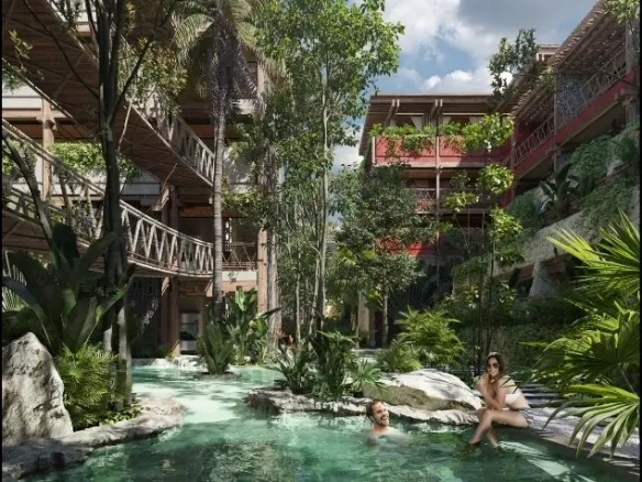 Alberca tipo cenote grand aston alquimia tulum