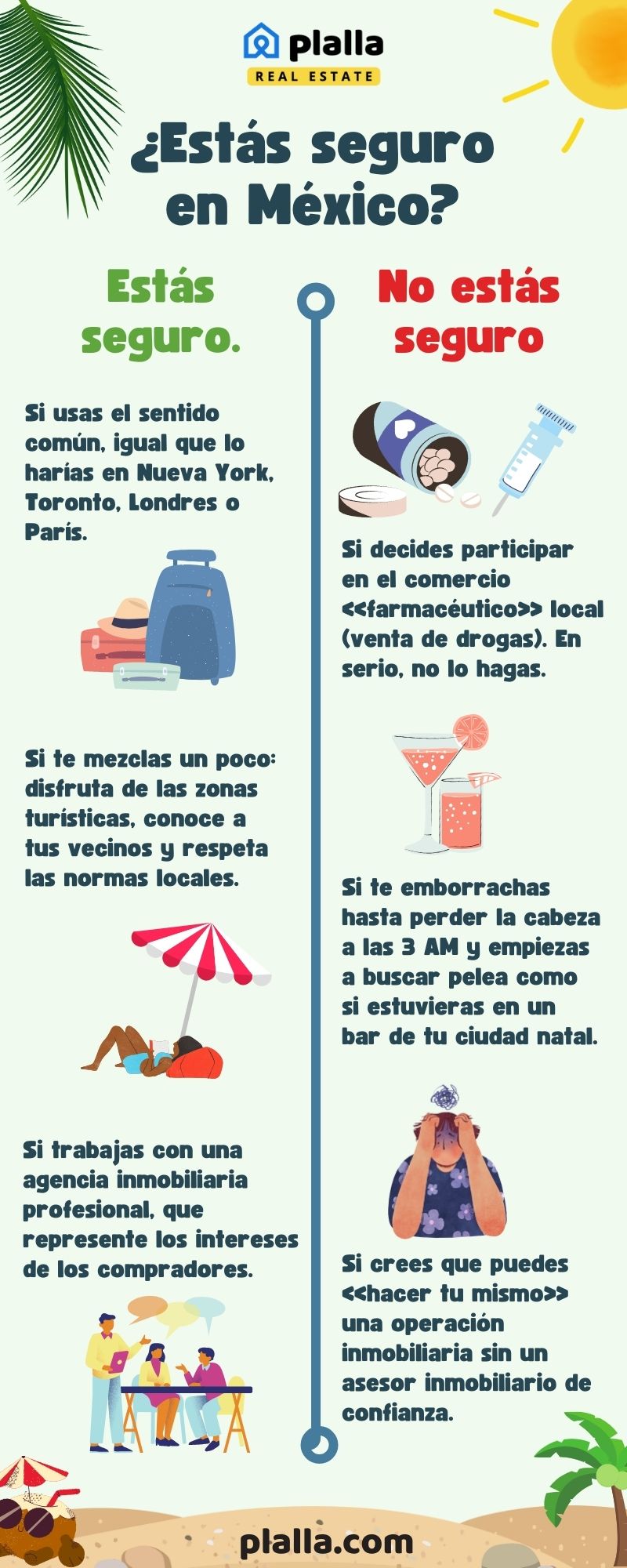 Infografia estás seguro en México