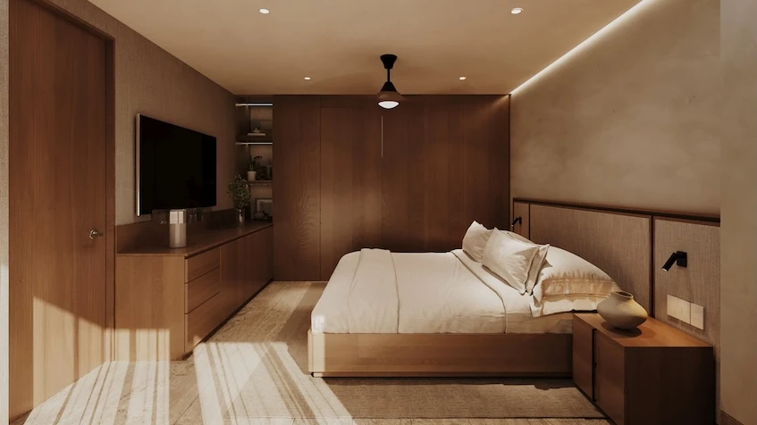 Recámara con dos habitaciones en Athalia Condos Playa del Carmen