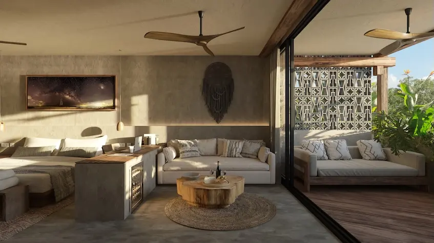 Terraza suite grand asron alquimia tulum