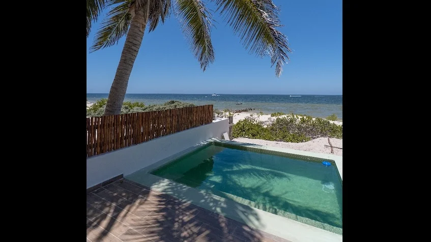 Swimming pool Villas Kikal Chelem Yucatán