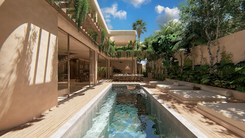 Alberca Villas Ossana Tulum