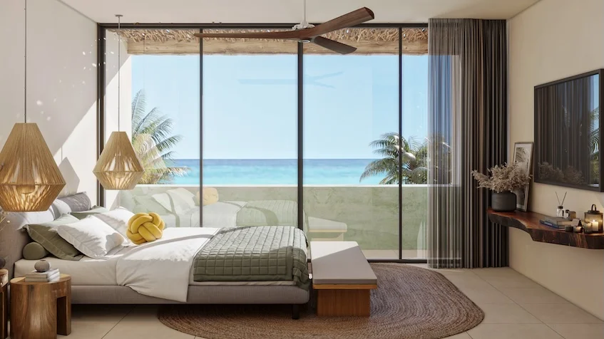 Sea View Room Villas Kikal Chelem Yucatán
