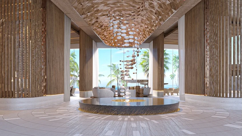 Lobby at St Regis Costa Mujeres Cancun