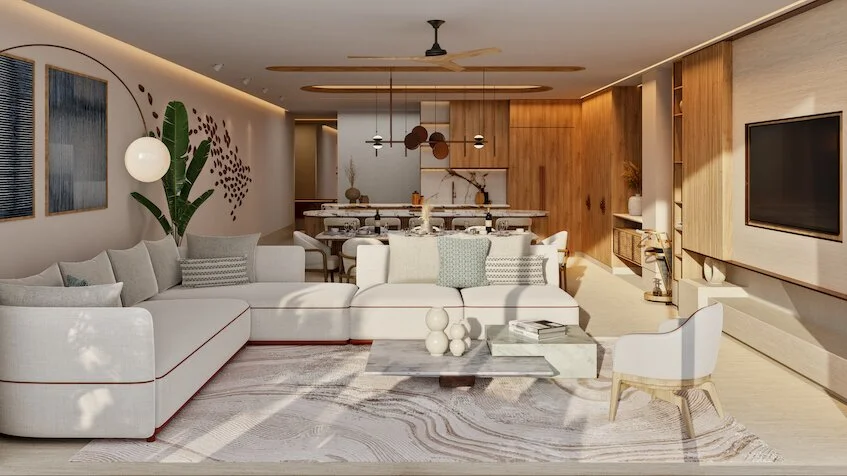 Sala Tv with St Regis Costa Mujeres Cancun