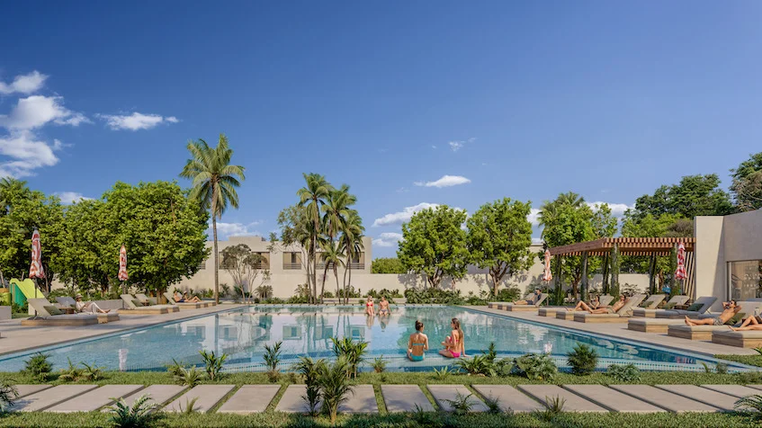 Pool at Akora Residencial Playa del Carmen