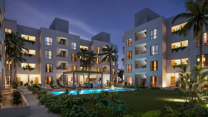 Akora Residencial Playa del Carmen Common Area
