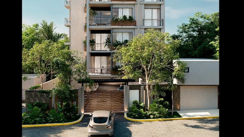 front facade Nikte Tower Cancun