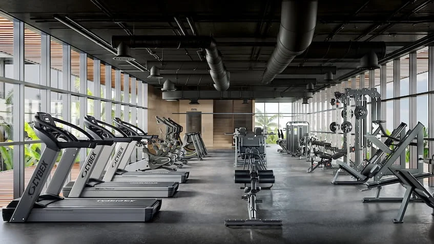 Gimnasio en Aura by Awa Playa del Carmen