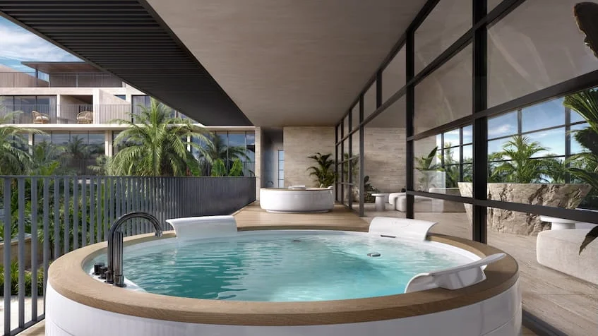 Jacuzzi en Aura by Awa Playa del Carmen