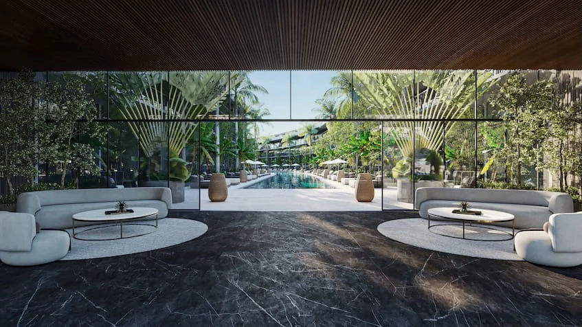 Lobby en Aura by Awa Playa del Carmen